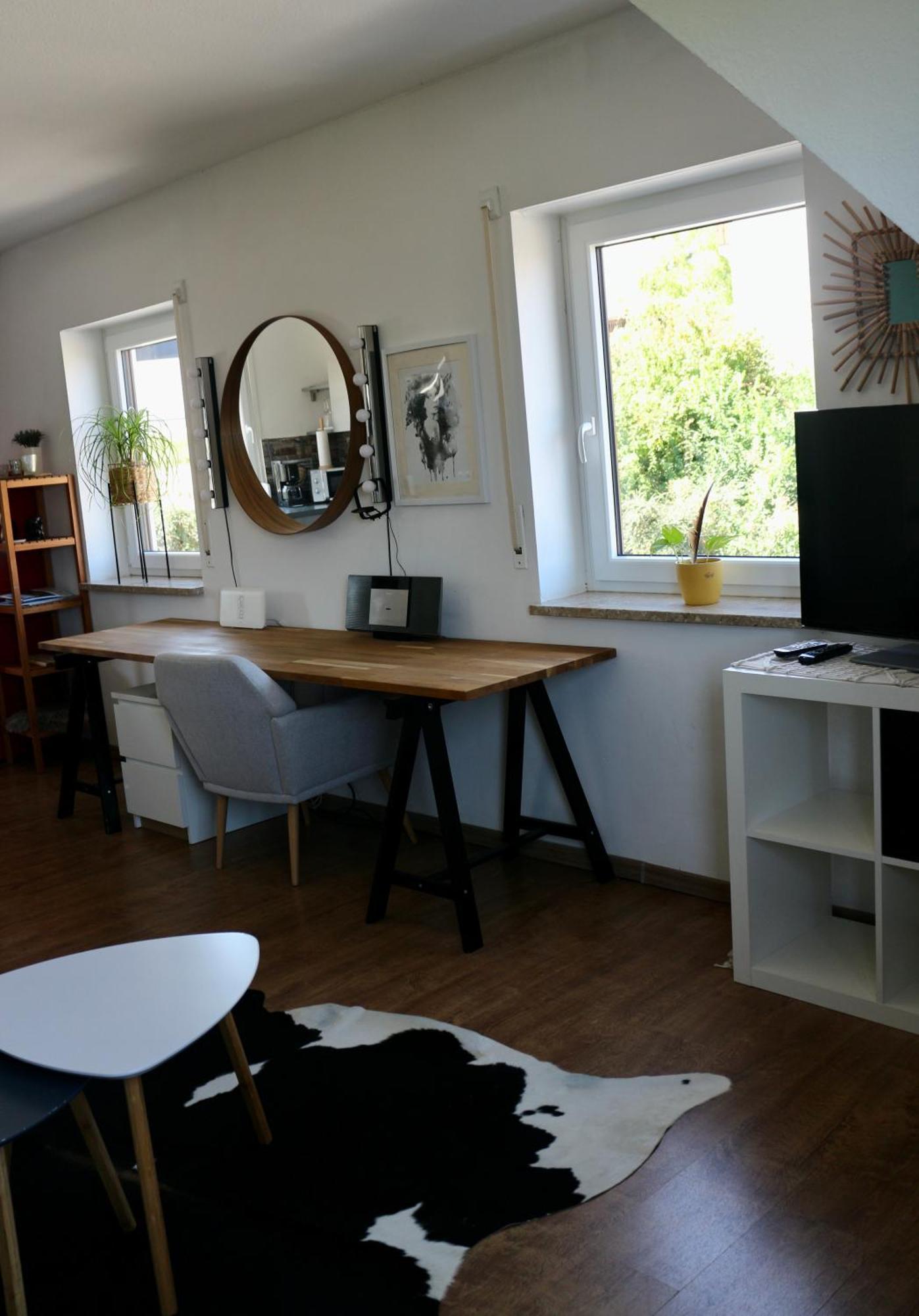 Gemuetliches Apartment Am Brombachsee Mit Seeblick. Absberg Bagian luar foto